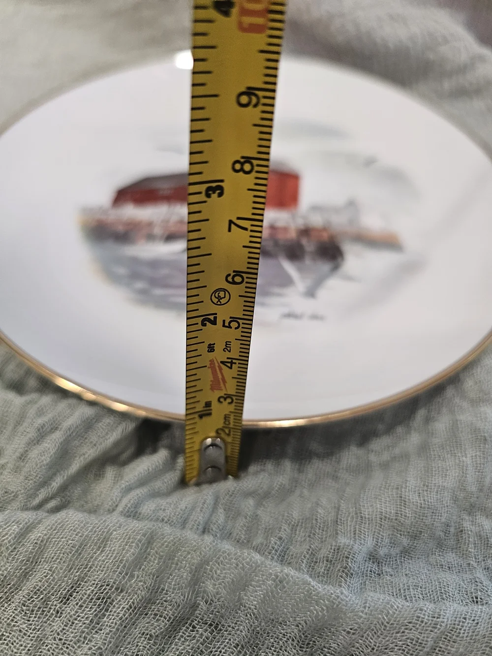 Vintage 1989 Patchell Olson Collector Plate Motif No. 1 Rockport MA Boathouse